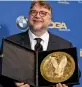 ?? — AFP ?? Director Guillermo Del Toro, winner of the outstandin­g directoria­l achievemen­t in feature films, at the DGA Awards in California on Saturday.