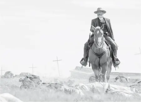  ?? NETFLIX ?? Jeff Daniels’ Scripture-quoting character in the Netflix series Godless is one of many standout villains this year in movies and TV.