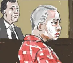  ?? MARIANNE BOUCHER ILLUSTRATI­ON ?? Xiaoyue Zhou, 21, appeared in a Toronto court Thursday on charges of aggravated assault, assault with a dangerous weapon and criminal harassment.