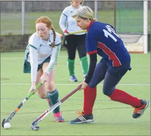  ?? FM4604292 ?? Ashford ladies’ 3rds put pressure on Canterbury 4ths at Ball Lane