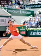  ??  ?? Novak Djokovic