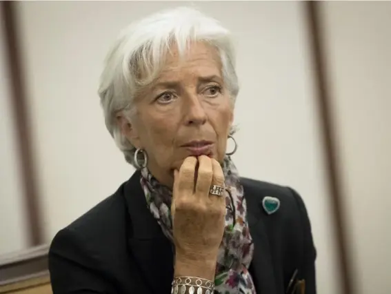  ?? (Getty) ?? Christine Lagarde said Greece should implement pension reforms