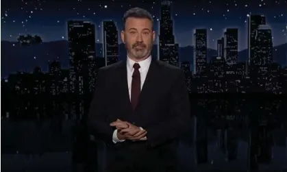  ?? Photograph: YouTube ?? Jimmy Kimmel on Mike Pence: ‘It’s a shame that he’ll never be president. For one, imagine all the wonderful dancing that would’ve been outlawed at his inaugural ball.’