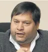  ??  ?? THREATS: Ajay Gupta