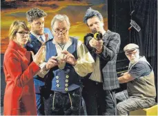  ?? FOTO: THEATER AALEN/KERS ?? Die Wiederaufn­ahme des Liederaben­ds „Get Back“steht zweimal, am 18. November und am 8. Dezember, auf dem Spielplan.