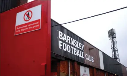  ??  ?? Barnsley’s Oakwell welcomes fans back for their play-off semi-final first leg against Swansea on Monday. Photograph: Chloe Knott Danehouse/Getty Images