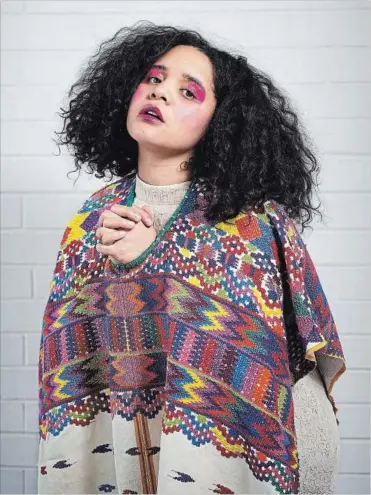  ?? JOHN PAILLE
SPECIAL TO THE NIAGARA FALLS REVIEW ?? Lido Pimienta rides a wave of controvers­y and acclaim to The Warehouse in St. Catharines Thursday.