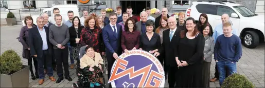  ??  ?? The McGauran family and staff members celebratin­g 50 years of Eamonn McGauran &amp; Son Ltd in business at the Radisson Blu Hotel last Friday.