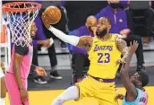  ?? MARK J. TERRILL AP ?? Lebron James has kept his body in prime shape his entire career. Can Tatis match his longevity?