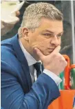  ?? RICK MADONIK TORONTO STAR ?? Leafs coach Sheldon Keefe spent five “pretty tough” days contending with COVID-19.