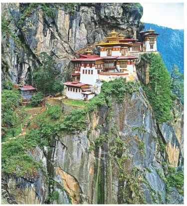  ??  ?? Paro – or popularly known as Tiger’s Nest – in Bhutan.