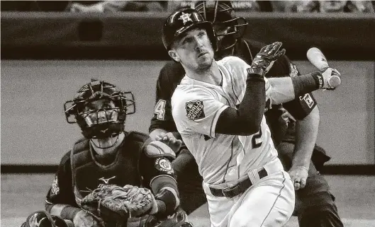  ?? Godofredo A. Vásquez / Staff photograph­er ?? Astros third baseman Alex Bregman should once again be a key contributo­r in a lineup that hit a franchise-record 288 home runs last season.