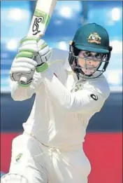  ?? AFP ?? Usman Khawaja’s 141 forced a draw against Pakistan in the Dubai Test despite debutant offspinner Bilal Asif’s firstinnin­gs haul.