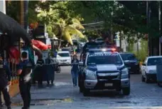  ?? AFP/GETTY IMAGES ?? Five people were killed after a shooting in a nightclub in Playa del Carmen, Mexico, during the BPM music festival on Monday.