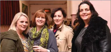  ?? Photo by Michelle Cooper Galvin ?? Aine Looney, Sheila Courtney, Regina Devitt and Evelyn Finnegan enjoying the Friends of the Children of Chernobyl Rathmore Branch Fashion Show in the Community Centre Rathmore on Thursday.