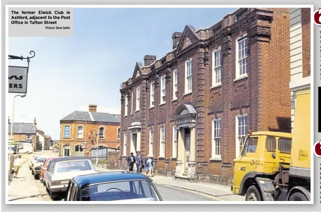  ?? Picture: Steve Salter ?? The former Elwick Club in Ashford, adjacent to the Post Office in Tufton Street