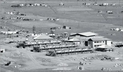  ?? PICTURE CINDY WAXA ?? FOR THE CHILDREN: The Nelson Mandela School of Science in Mvezo, Mandela’s birthplace, while it was under constructi­on.