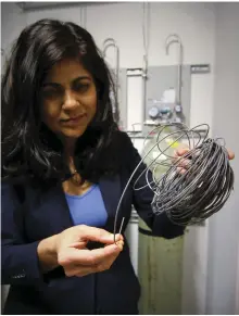  ?? CREDIT: SMART CENTRE, UNSW SYDNEY ?? Scientist, inventor and mentor Scientia Professor Veena Sahajwalla at UNSW is just one of the experts on Expert Connect.