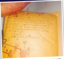  ??  ?? breve texto explicó sus razones para
Con este
morir.