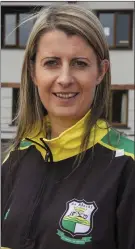  ?? Wicklow native Hazel Byrne is the newly appointed manager at An Ríocht AC. ??