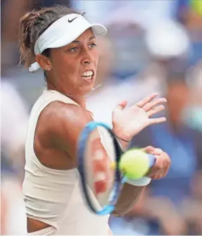  ?? ROBERT DEUTSCH/USA TODAY SPORTS ?? Madison Keys is navigating the US Open without a full-time coach after splitting with David Taylor last month.