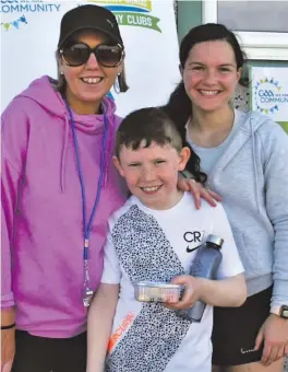  ??  ?? June Henry, Jack Henry and Kelly Ann Henry at the Healthy Club launch.