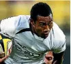  ?? GETTY IMAGES ?? Halfback Henry Seniloli scored three tries for Fiji.