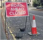  ??  ?? Road closures will be put in place.