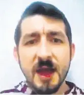  ??  ?? Claim: Tomasz Piotrowski (32) stated that he was the “real Adolf Hitler” in the video.