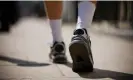  ?? Photograph: Juice Images/Alamy ?? ‘The optimal shoe is structured and laceup’ … trainers are your daily essential.