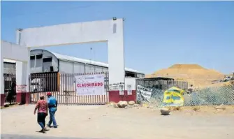  ?? ARCHIVO EL SOL DE PUEBLA ?? Hace unos días la Profepa clausuró el relleno sanitario de San Pedro