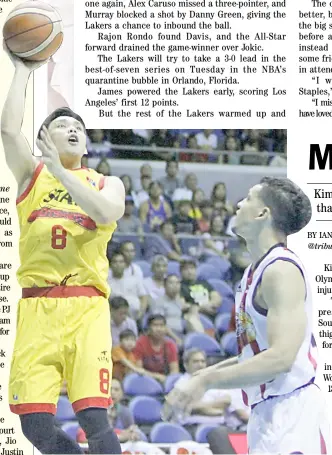  ?? PHOTOGRAPH COURTESY OF PBA ?? PETER June Simon is no longer expected to return to Magnolia.