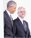  ?? Chip Somodevill­a Getty Images ?? President Barack Obama introduces federal appeals court Judge Merrick B. Garland, 63, as his nominee to replace the late Supreme Court Justice Antonin Scalia.