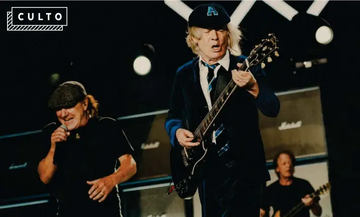  ?? ?? ► El show en suelo nacional de la mítica banda AC/DC, liderada por los hermanos Angus y Stevie Young, podría estar en peligro.