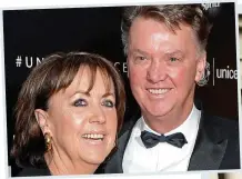  ?? AFP ?? Bad news: Truus and Louis van Gaal