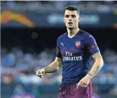  ?? IMAGO ?? Granit Xhaka will mit Arsenal die Europa League gewinnen.