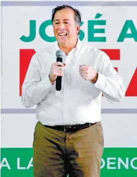  ??  ?? Según el priismo, Meade ha dado a conocer costos por 4.7 mdp.