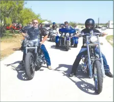  ?? Courtesy photo ?? More than 60 riders took part in the 2nd annual Bikes Across Big Spring this past weekend. Riders came from all around West Texas, including one couple who traveled 250 miles. All funds raised will benefit CASA of West Texas.