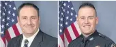  ?? NYT ?? Detective Myles Cosgrove, left, who shot Breonna Taylor, and Detective Joshua Jaynes, who prepared the search warrant.