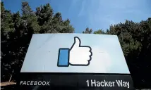  ?? AP ?? Facebook says small business will be hurt if users’ data isn’t tracked.