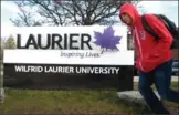  ?? DAVID BEBEE, RECORD STAFF ?? The debate around what’s offensive has pushed Wilfrid Laurier University into the national news.
