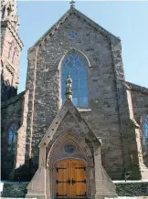  ??  ?? Photo shows the front of St Mary’s Church in Newport, RI.