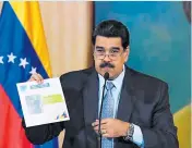  ??  ?? Nicolás Maduro Moros, presidente de Venezuela.