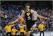  ?? JOHN BAZEMORE — THE ASSOCIATED PRESS ?? Pittsburgh forward Guillermo Diaz Graham reacts after scoring during a first-round game against Iowa State in the NCAA Tournament on Friday in Greensboro, N.C.