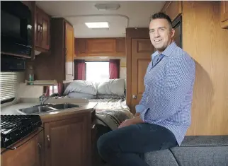  ?? JULIE OLIVER ?? Const. Michael McNaught started a business after he was injured during an arrest. Now, he and his partner will appear on Dragons’ Den to present their RV rental business called RVezy.