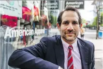  ?? DAVE SIDAWAY ?? Montreal-born Dov Charney’s clothing new company, Los Angeles Apparel, can fill bulk orders faster than oversees competitor­s and deliver American-made goods that have cachet with customers.