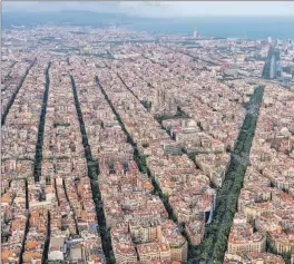  ?? EFE ?? Vista aérea de Barcelona.