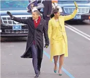  ?? ALEX BRANDON/ASSOCIATED PRESS ?? President Barack Obama with first lady Michelle Obama on their way to the White House after inaugurati­on in Washington in 2009.