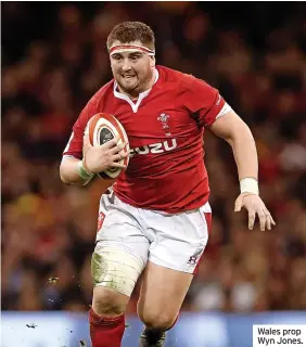  ?? ?? Wales prop Wyn Jones.