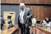  ??  ?? ANGELO Agrizzi in court earlier this month.